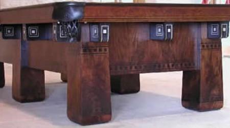 Restored antique billiard table, The Alexandria