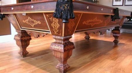 Restored antique "The Eclipse" pool table