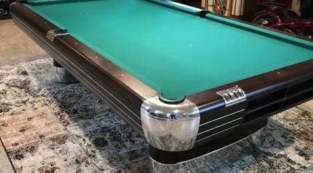 Restoration of antique Brunswick "The Anniversary" billiards table