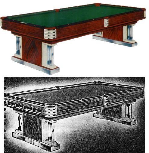 The Exposition - Brunswick billiard tables
