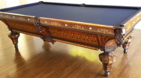 Billiards Restoration's fully restored antique The Exposition Novelty