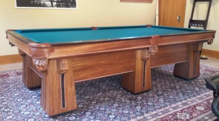 Antique Arcadian billiards table