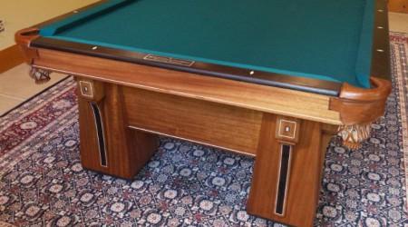 Arcadian antique billiards table, fully restored