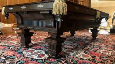 For sale: restored billiards table, "The Jewel"