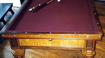 Fully restored Kavanagh & Decker pool table