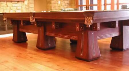 Antique billiards table, The Kling