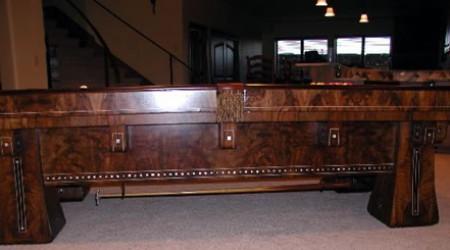 A full restored Kling, antique pool table