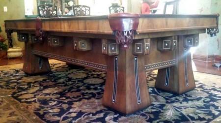 Fully restored antique The Kling billiard table