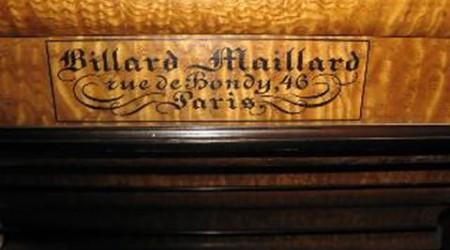 Fully restored The Maillard, antique pool table