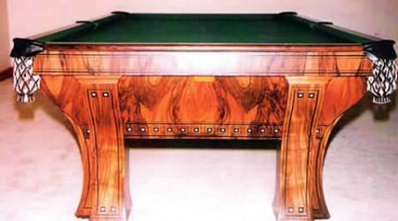 The Marquette, Antique Brunswick Billiards Table