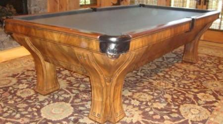 Full restoration of antique billiards table, The Marquette