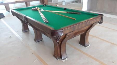 Professional restored Marquette billiards table