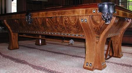 Restoration of an antique billiard classic, custom Marquette