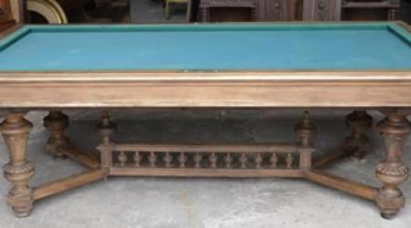 The Marseille - an antique billiards table before restoration