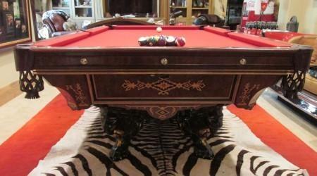 Professionally restored "The Monarch" pool table