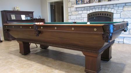 Antique restored The Newport billiards table