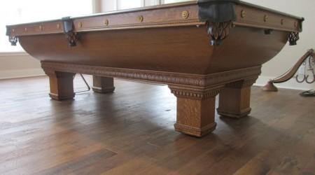 Antique "Newport" pool table, fully restored