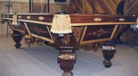 The Nonpareil Novelty, restored antique pool table for sale