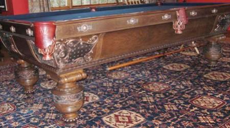 Billiards antique, The Northern, before restoration