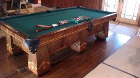Professional billiards table restoration: The Paragon