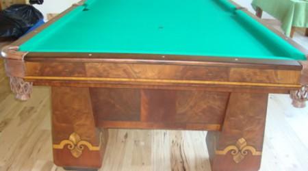 The Paragon (restored antique pool table)