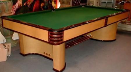 The Paramount, antique billiards table restored