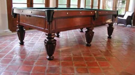 Restored Brunswick antique biliards table, The Phelan & Collender