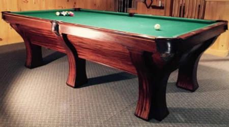 Antique restoration project: The Rochester billiards table