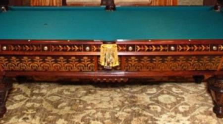 Antique Rosewood Collender billiards table