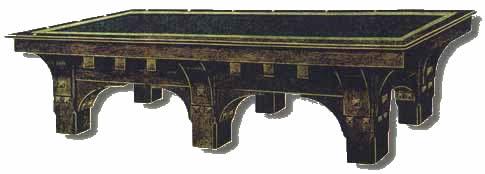 St. Bernard Mission pool table from original  Brunswick-Balke-Collender Co. catalogue