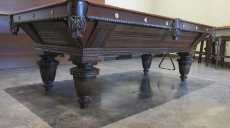 Restored Improved Union League pool table by Brunswick