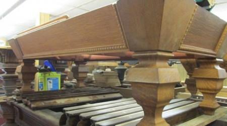 Restoration project: The Universal antique billiards table