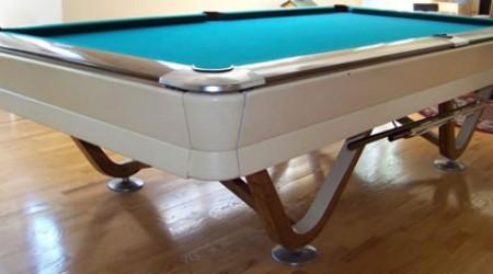 The Viscount, restored commercial billiards table