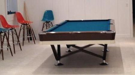 Restored Viscount pool table by Billiards Restoration