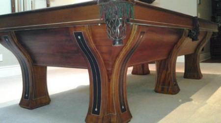 Fully restored antique billiards table, The Westminster