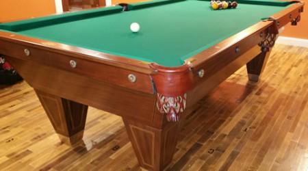 Fully restored YMCA Special billiards table
