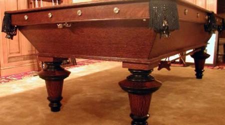 Antique pool table The York