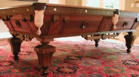 The Benedict, antique pool table, fully restored