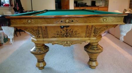 Brunswick & Company II: Restored antique pool table