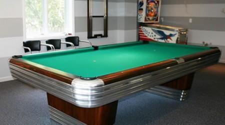 The Centennial, a fully restored antique pool table