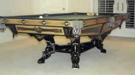 Champion, restored antique billiards table for sale