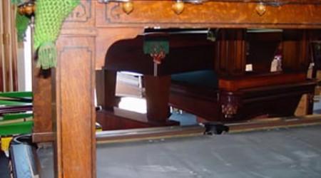 The Cozy Home Antique Billiard/Pool Table from Billiard Restoration Service