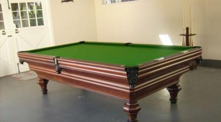 The Descayrac, antique billiard table after restoration