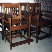 Antique Brunswick No. 350 Billiard Chairs Reproductions