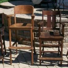 Misc. Single Chairs (restored antique billiard accessories)