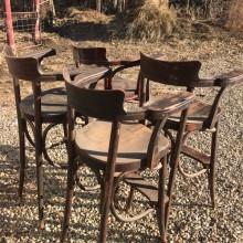 Bentwood billiard chairs (antique) ready for restoration