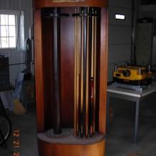 Double Spindle Rotating Cue Rack for sale