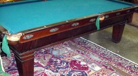 Restored Algeria, an antique billiard table