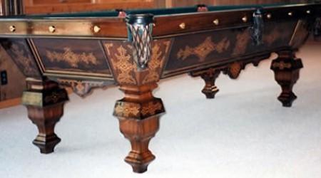 Restored Eclipse, an antique billards table, fully restored