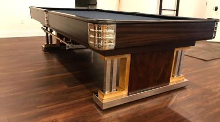 Restored Exposition billiards table